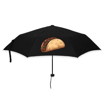 Taco de dessin animé - Parapluie standard - noir - Devant