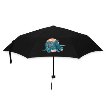 Wild Blue Dinosaur - Umbrella (small) - black - Front