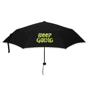keep going - Umbrella (small) - black - Front