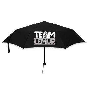 Lemur - Regenschirm (klein) - Schwarz - Vorne