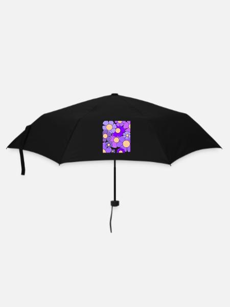 Flowers United - Umbrella (small) - black