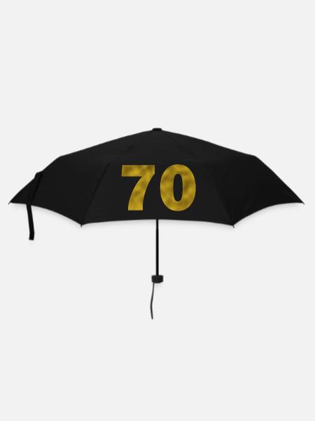 Birthday 70 years - Umbrella (small) - black