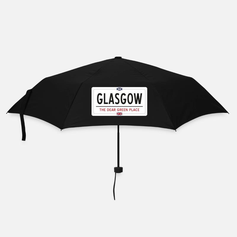 Glasgow Place Name Sign - Umbrella (small) - black