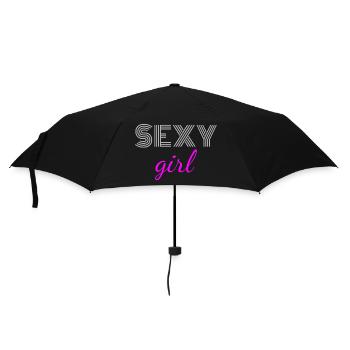 Sexy Girl - Umbrella (small) - black - Front