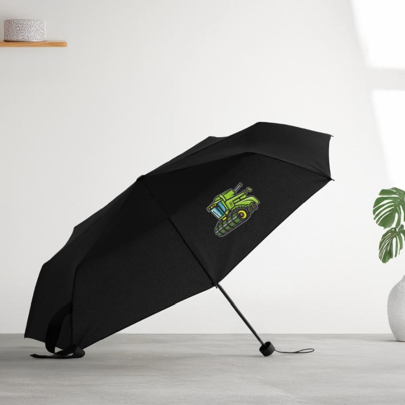moissonneuse-batteuse verte Parapluie standard