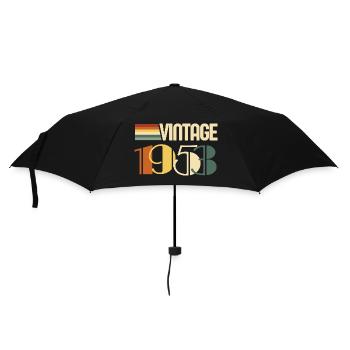 Vintage 1953 - 1953 Birthday Gift - Umbrella (small) - black - Front