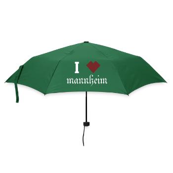 Mannheim Monnem Mannheimat - Parapluie standard - vert bouteille - Devant