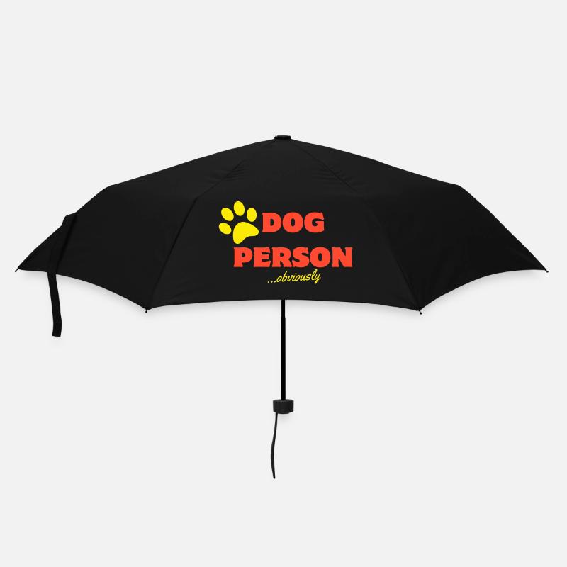 Chien Personne - Parapluie standard - noir