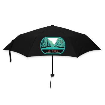 Panoramic view of El Nido, Palawan Island - Umbrella (small) - black - Front