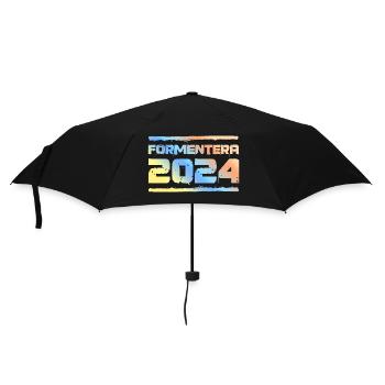 Formentera 2024 Coloré - Parapluie standard - noir - Devant
