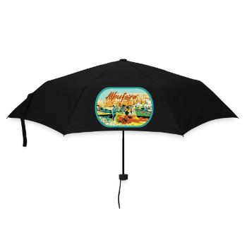 Albufeira Fishermen's Beach, praia dos pescadores - Umbrella (small) - black - Front