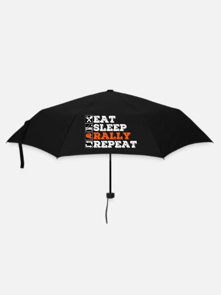 Eat Sleep Rally Repeat - Umbrella (small) - black