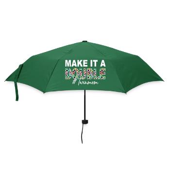 Make It A Double Twin Mom Of Twins Twin Mother - Umbrella (small) - bottlegreen - Front