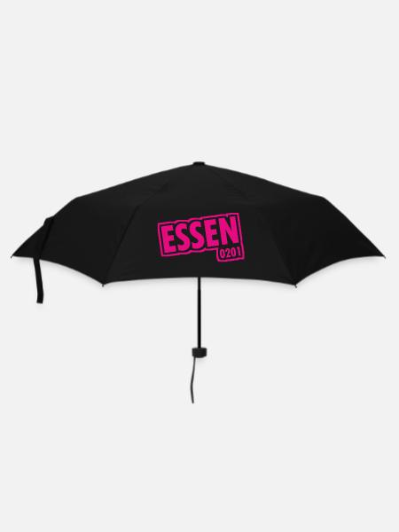 Essen - 0201 - Area Code - Slogan - Umbrella (small) - black