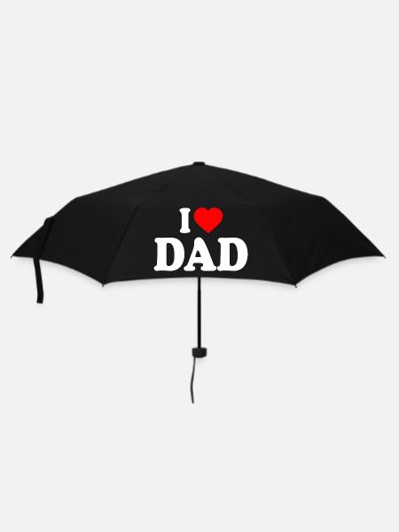 I love dad - Parapluie standard - noir