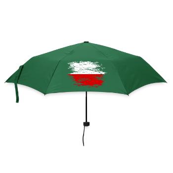 Drapeau polonais utilisé - Parapluie standard - vert bouteille - Devant