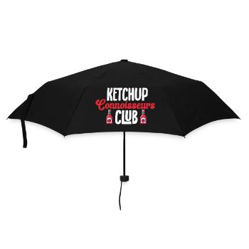 Ketchup Tomatenketchup - Regenschirm (klein) - Schwarz - Vorne