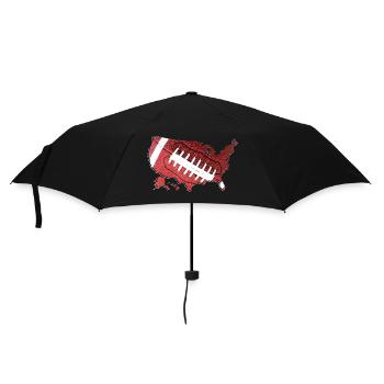 United States | real football | Map - Umbrella (small) - black - Front