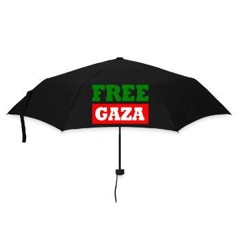Free gaza - Umbrella (small) - black - Front