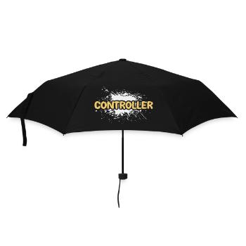 Gift for Controller - Umbrella (small) - black - Front