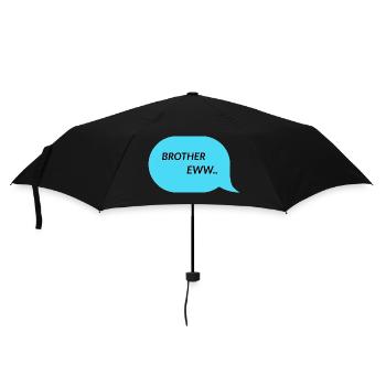 Frère - Parapluie standard - noir - Devant