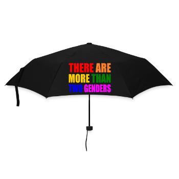 there are more than two genders - Umbrella (small) - black - Front