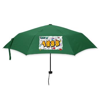 Le meilleur du graffiti de 1988 – 37 ans de flair grunge - Parapluie standard - vert bouteille - Devant