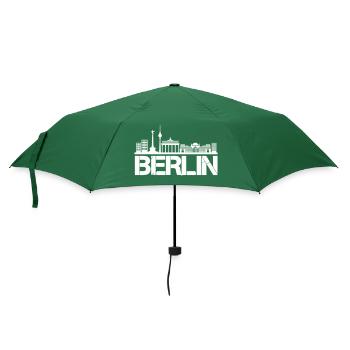 berlin skyline - Regenschirm (klein) - Flaschengrün - Vorne