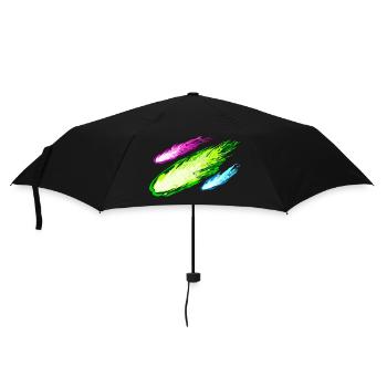 Explosion de cerfs-volants colorés - Parapluie standard - noir - Devant