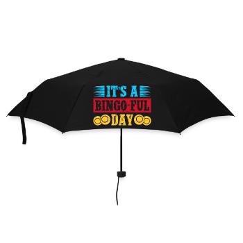 Bingo Game It ́s Bingo-Ful Day Bingo - Umbrella (small) - black - Front