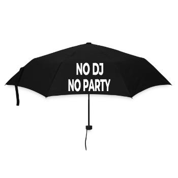 Party - Regenschirm (klein) - Schwarz - Vorne