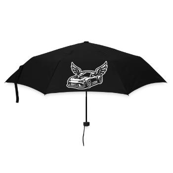 Sports Car Icon Car Tuning - Umbrella (small) - black - Front