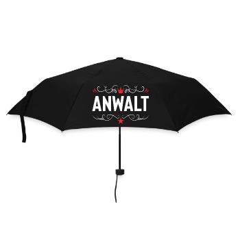 Anwalt Beruf - Regenschirm (klein) - Schwarz - Vorne