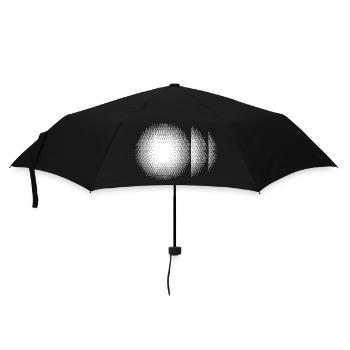 Halftone Ring Sunburst - Umbrella (small) - black - Front