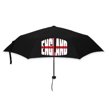 England Football Shirt, English Fan Style - Umbrella (small) - black - Front