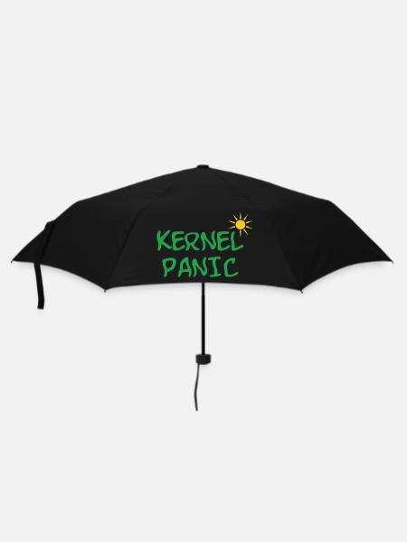Kernel Panic - IT - Regenschirm (klein) - Schwarz