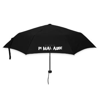 Funshop - Ich mach das immer pi mal Auge - Regenschirm (klein) - Schwarz - Vorne