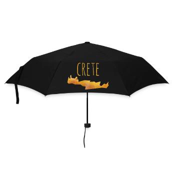 crete - Regenschirm (klein) - Schwarz - Vorne