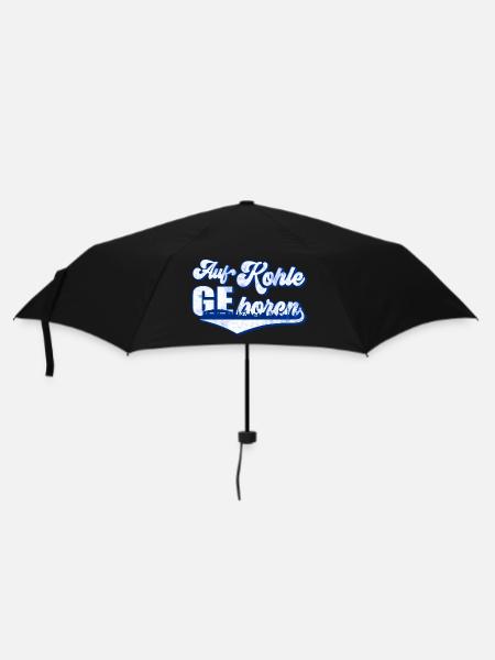 Auf Kohle geboren | Gelsenkirchen Ruhrpott - Regenschirm (klein) - Schwarz