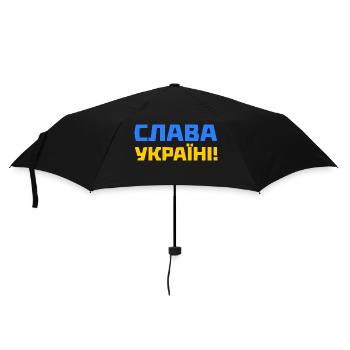 Slava ukraini - Umbrella (small) - black - Front