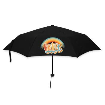 Peace Peace Freedom No War Peace Sign - Umbrella (small) - black - Front