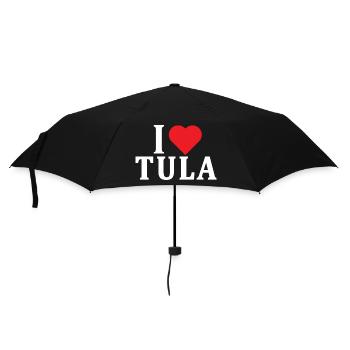 t-shirt Io amo Tula t-shirt Sardinia gift idea - Umbrella (small) - black - Front