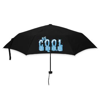 Sei Cool - Regenschirm (klein) - Schwarz - Vorne