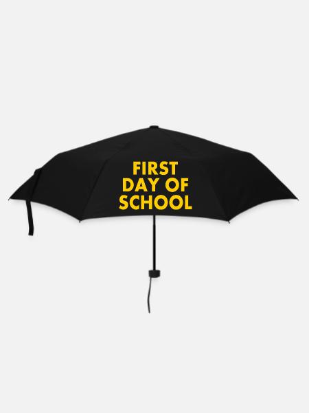 First day of school - Umbrella (small) - black