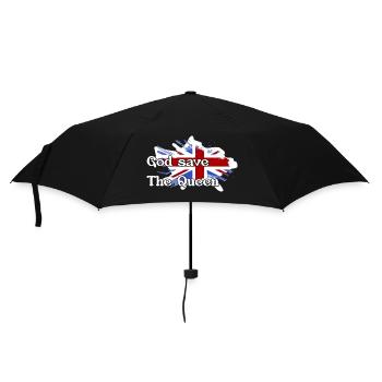 god save the queen - Reine d'angleterre - Parapluie standard - noir - Devant