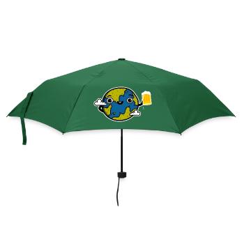 Planète Bière - Umbrella (small) - bottlegreen - Front