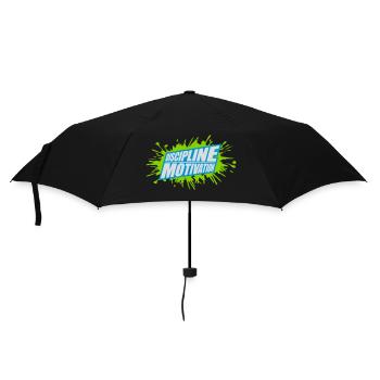discipline over motivation quote - Umbrella (small) - black - Front