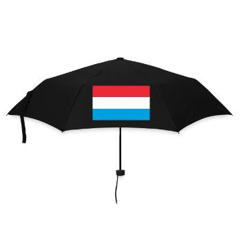 Drapeau national luxembourgeois - Parapluie standard - noir - Devant