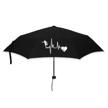 Fußballspieler Fußball Fußballtrainer Fußballer - Regenschirm (klein) - Schwarz - Vorne