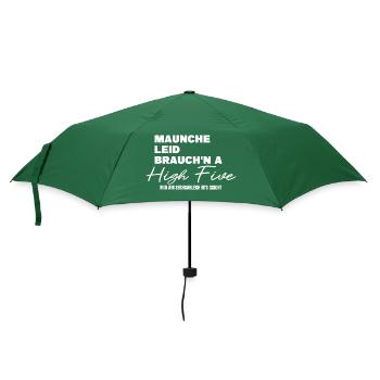 High Five - Regenschirm (klein) - Flaschengrün - Vorne